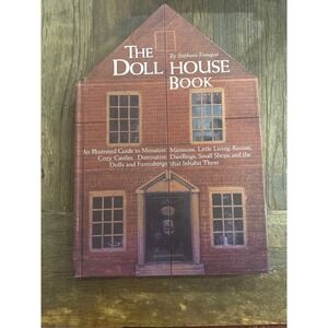 The Dollhouse Book Stephanie Finnegan House Shaped HC Castlecore Display Decor